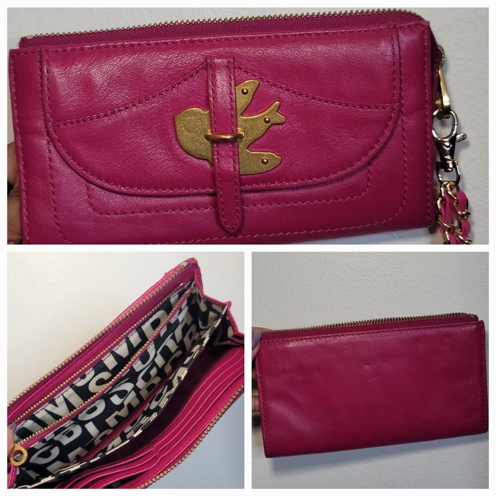 Marc by Marc Jacobs Petal to the Metal Natasha Bag Magenta SET w/wallet - Picture 7 of 10